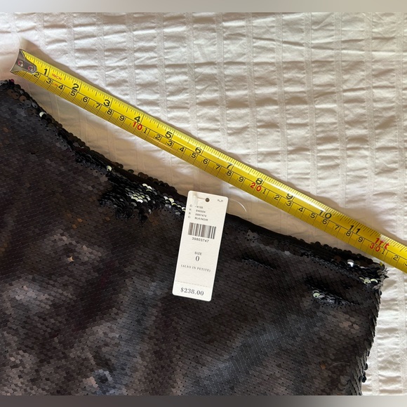 Anthropology Paper Crown Black Sequin Skirt BNWT - Picture 2 of 8